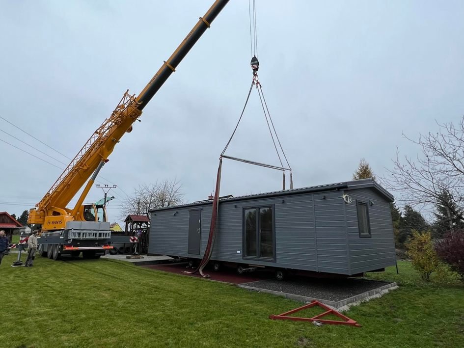 Přeprava mobilního domu