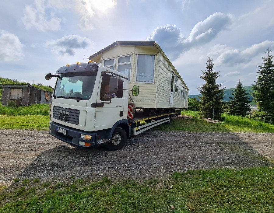 Převoz mobilního domu
